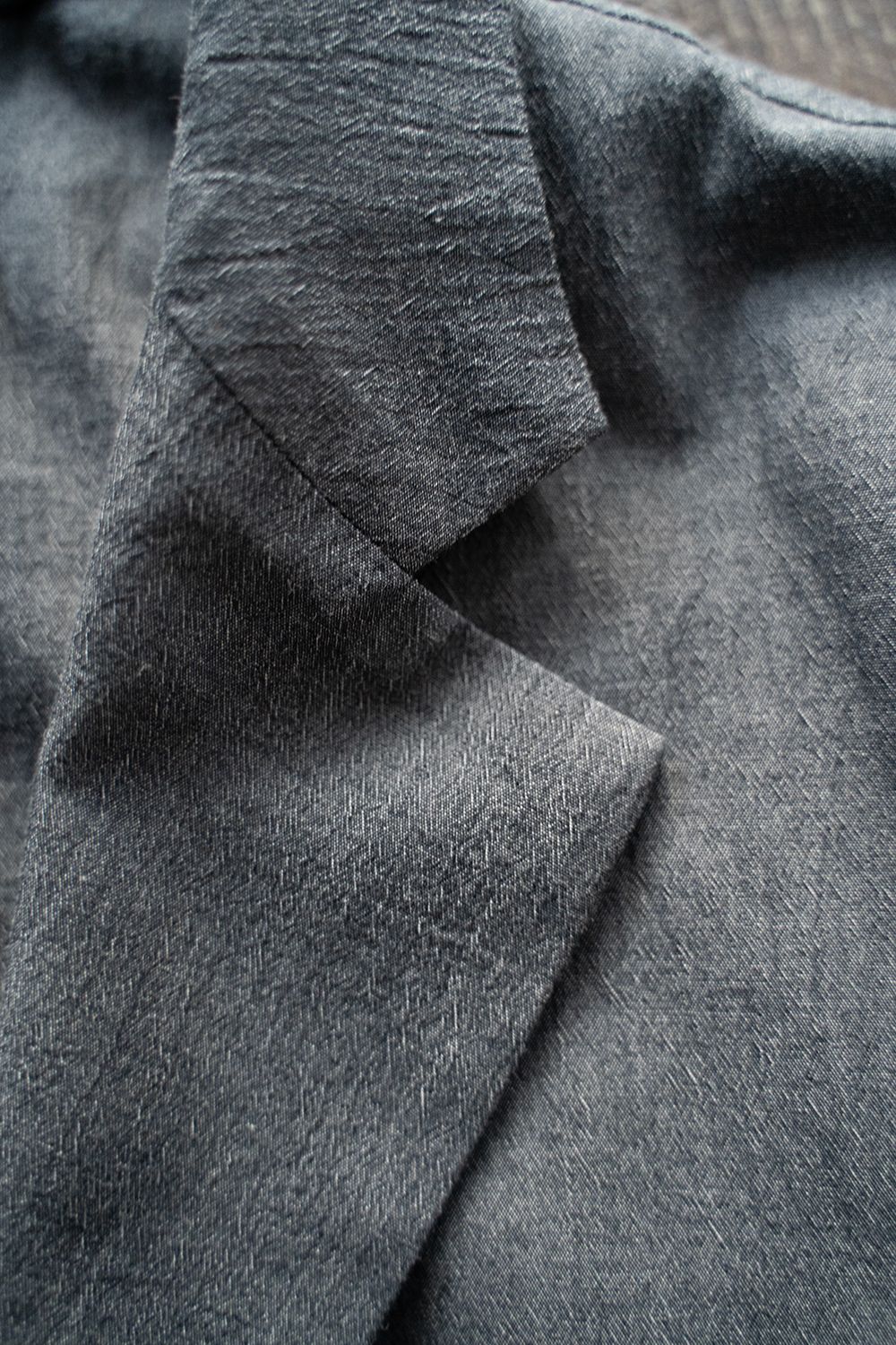 【ラスト1点】【23SS】CTTN Chambray 2B Jacket/コットンシャンブレー2Bジャケット(GRAY)