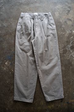 【ラスト1点】【23AW】ピーチ起毛コットンツイルイージーパンツ(GREIGE)