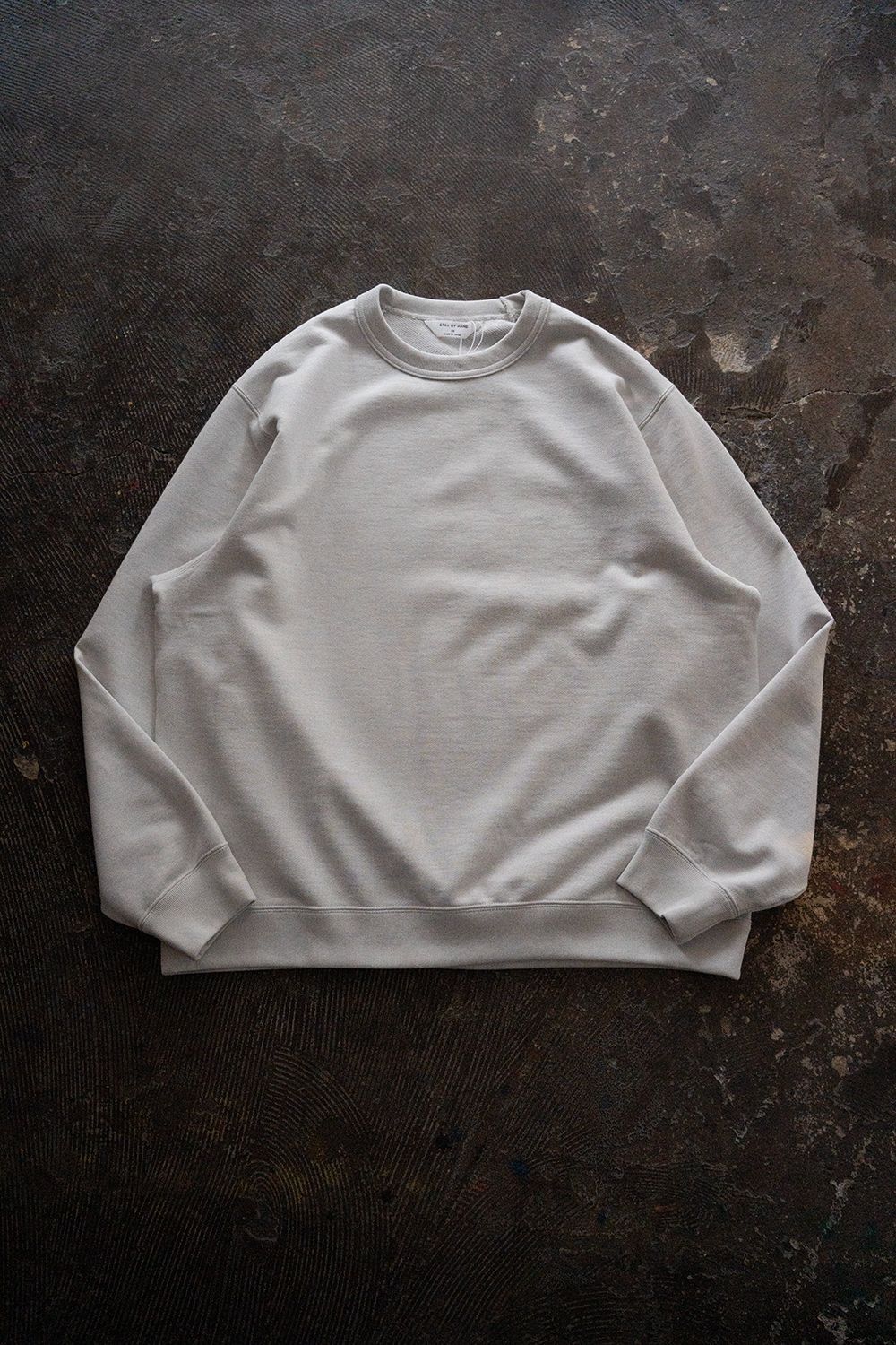 【ラスト1点】【26SS】プルオーバースウェット(ASH WHITE)