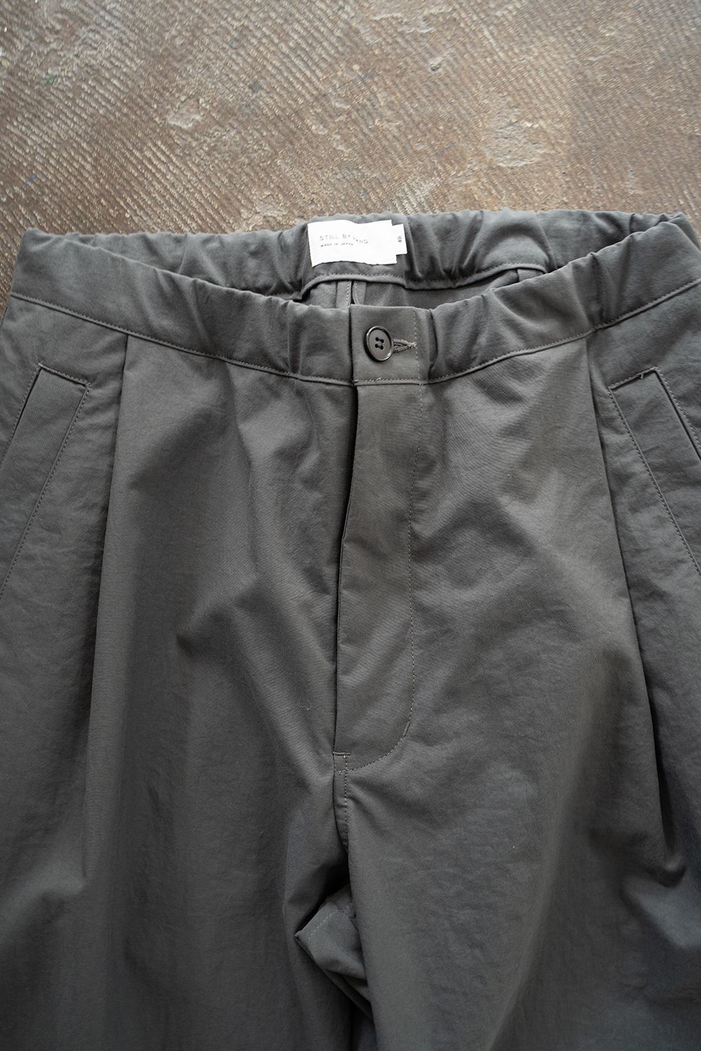 【ラスト1点】【24SS】ディープタックナイロンイージーパンツ(SLATE GRAY)