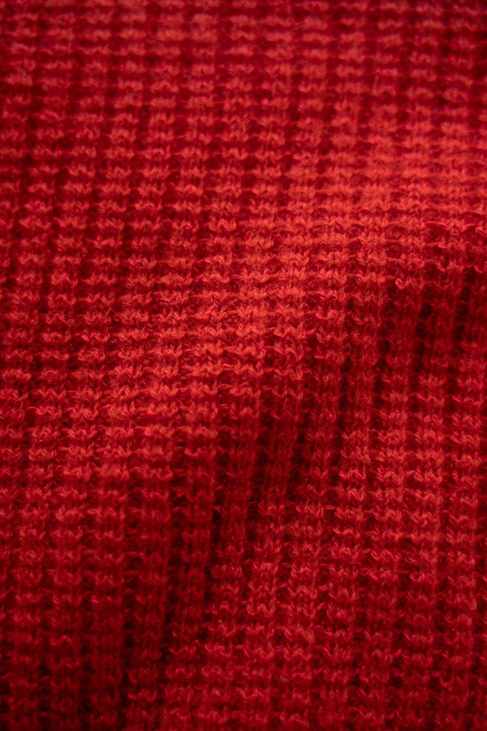 【25AW】ウール×シルクハイネックニット(RED)