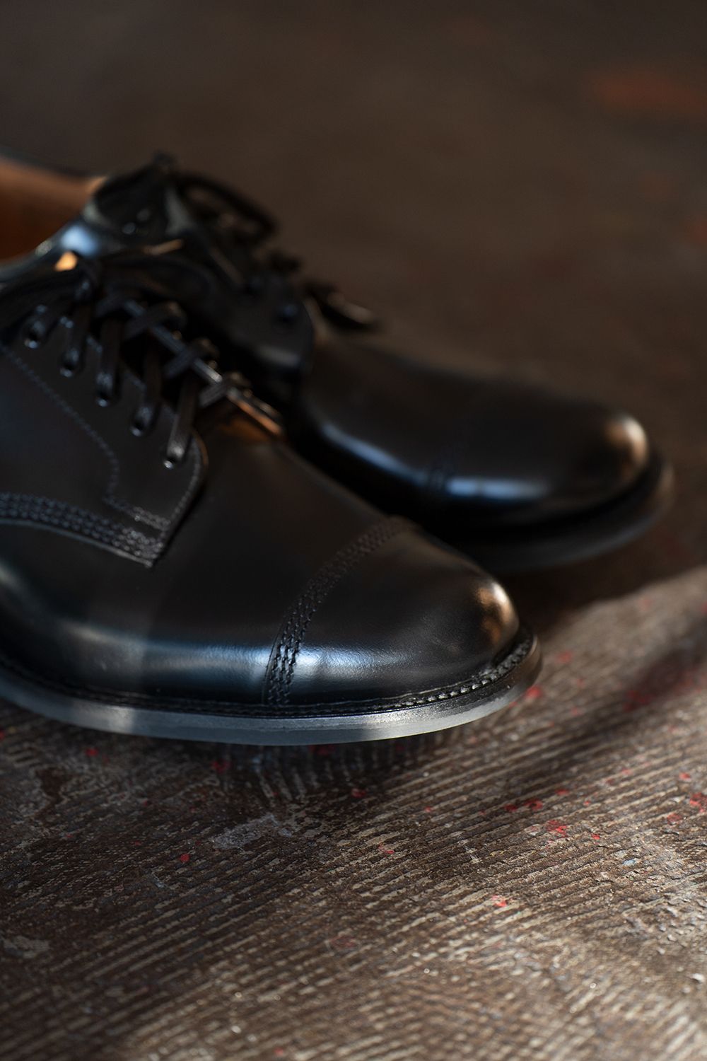 SANDERS - 【定番人気】Military Derby Shoe(BLACK)【No.1128】 | Salty