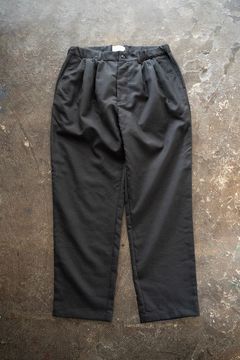 【ラスト1点】【24AW】ウール4タックイージーパンツ(INK BLACK)