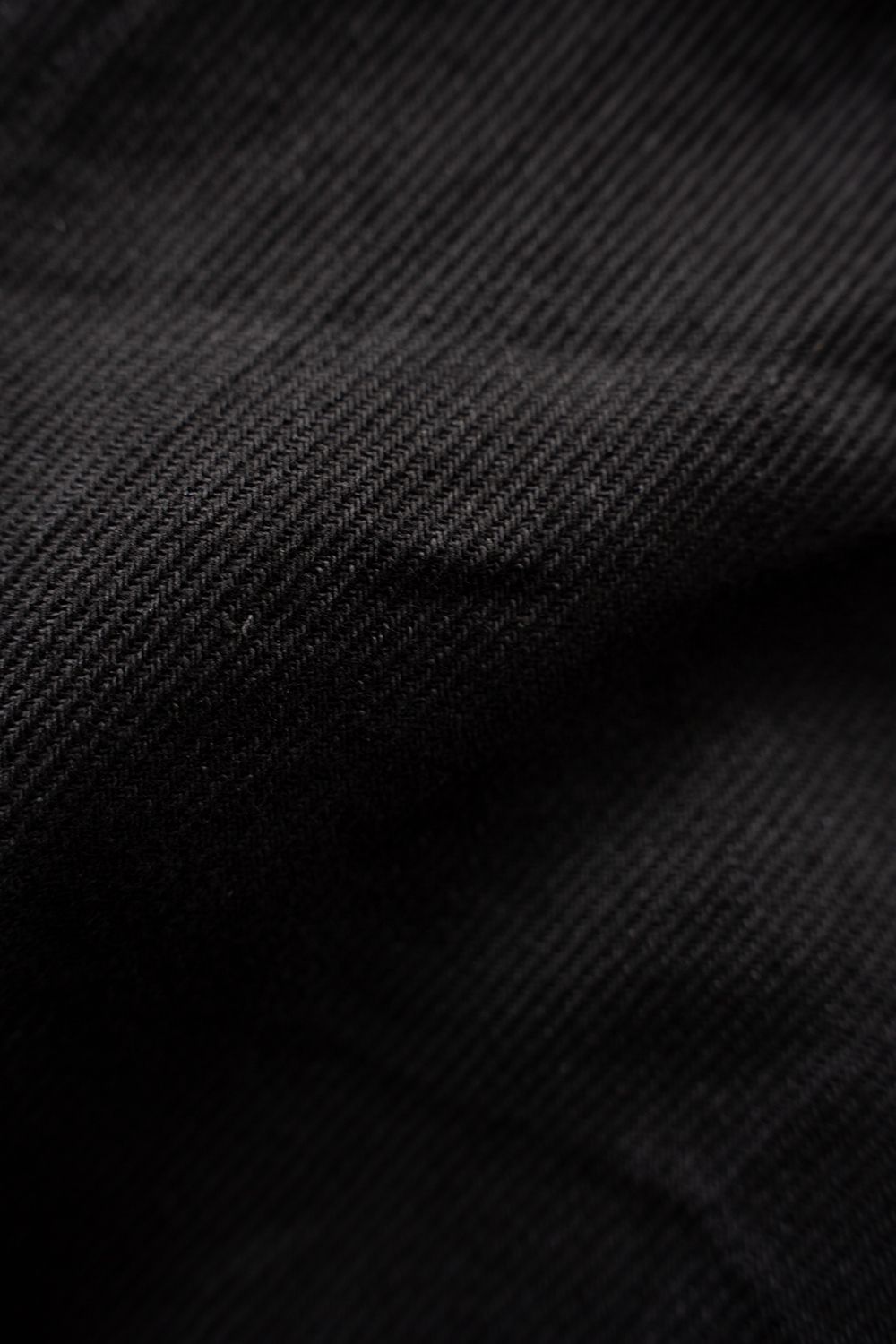 【26AW】12ozデニムディープタックパンツ(BLACK)