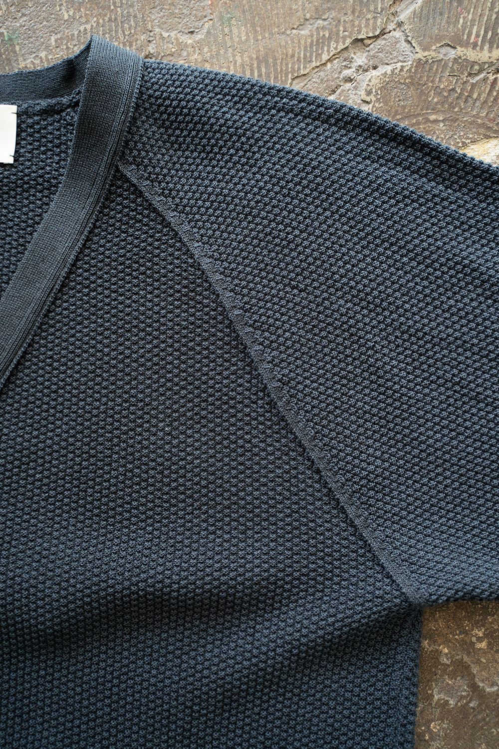 【ラスト1点】【25SS】綿×ポリエステル×リネン10Gカーディガン(DUSTY BLUE)