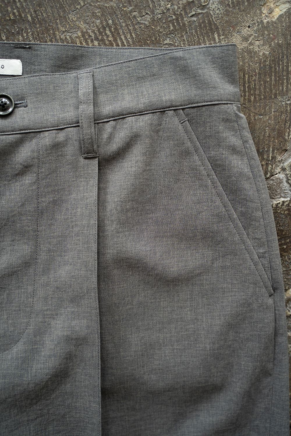 【ラスト1点】【25SS】1-Tack Baggy Slacks/1タックバギースラックス(GRAY)