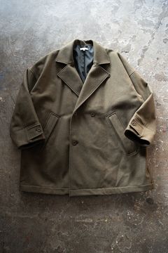 【ラスト1点】【24AW】Wool Semi P Coat(OLIVE)