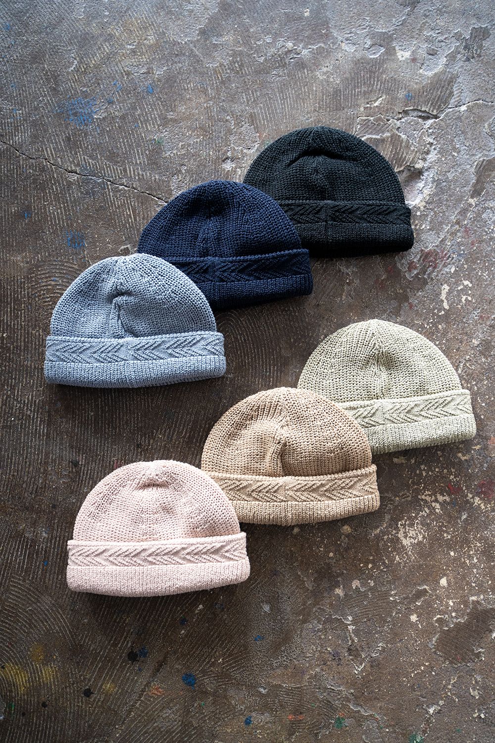 【22SS】Yagasuri Knit Cap(BEIGE)