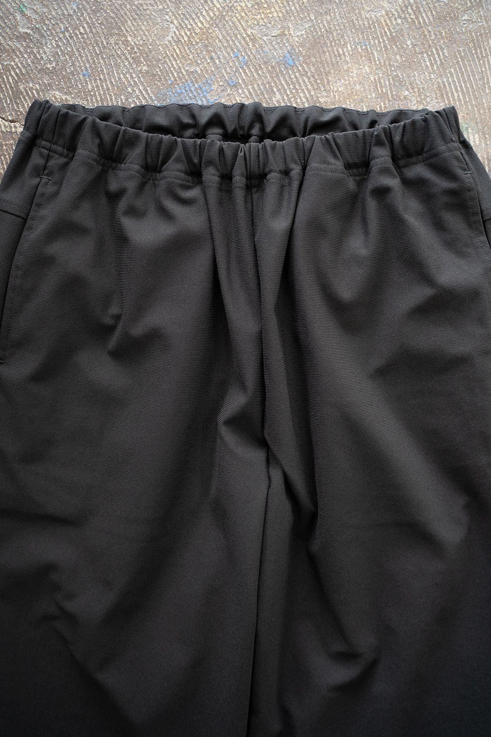 【ラスト1点】【25SS】ポリエステルジャージーイージーパンツ(BLACK)
