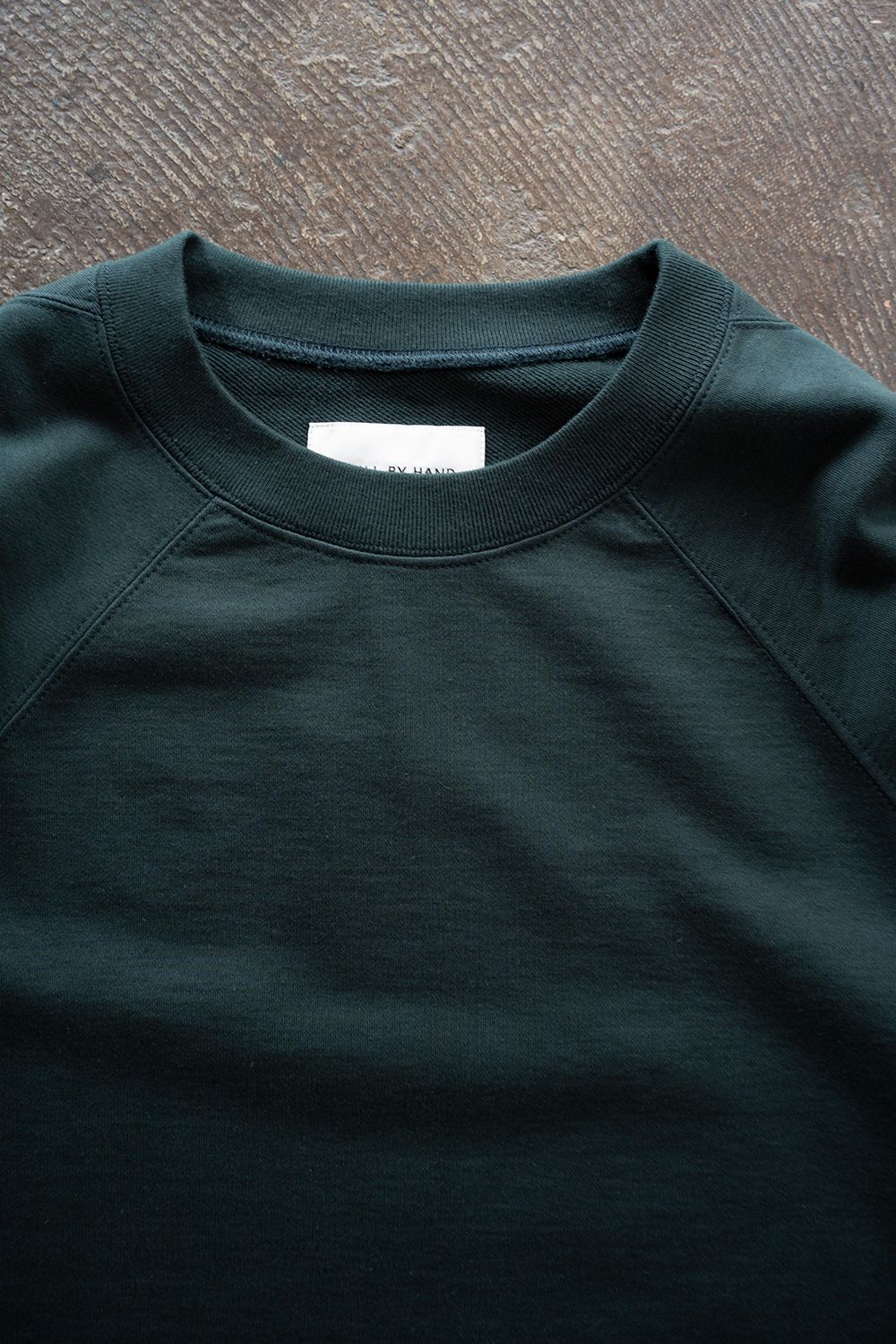 【26AW】ラグランスリーブプルオーバースウェット(GREEN)