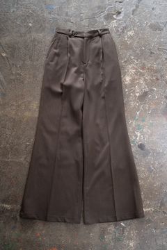 【26AW】Fluid Flare Pants/フルーイドフレアパンツ(BROWN)