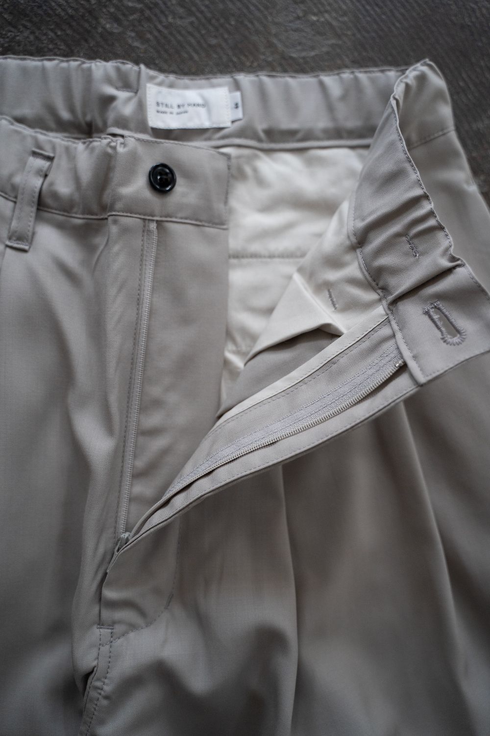 STILL BY HAND - 【ラスト1点】【24SS】ウォッシャブルウール STILL BY HAND - 【ラスト1点】【24SS】ウォッシャブルウール