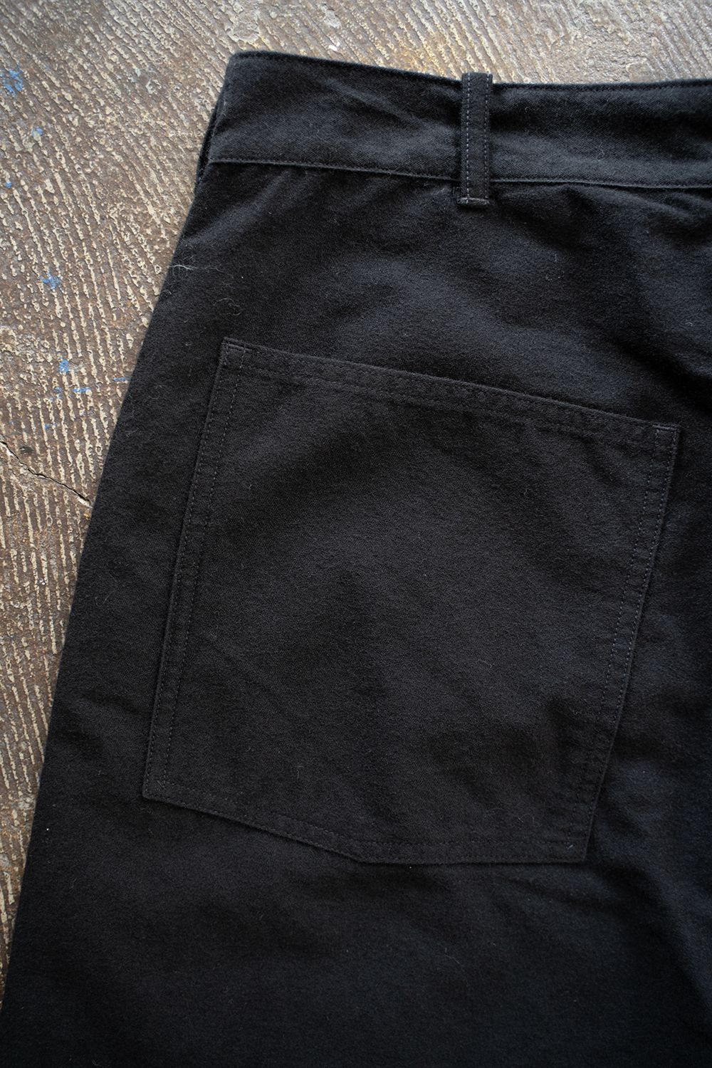 【25AW】Wool Cotton Work Pants(BLACK)