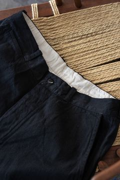 【ラスト1点】【25AW】Black Twill Trousers(BLACK)