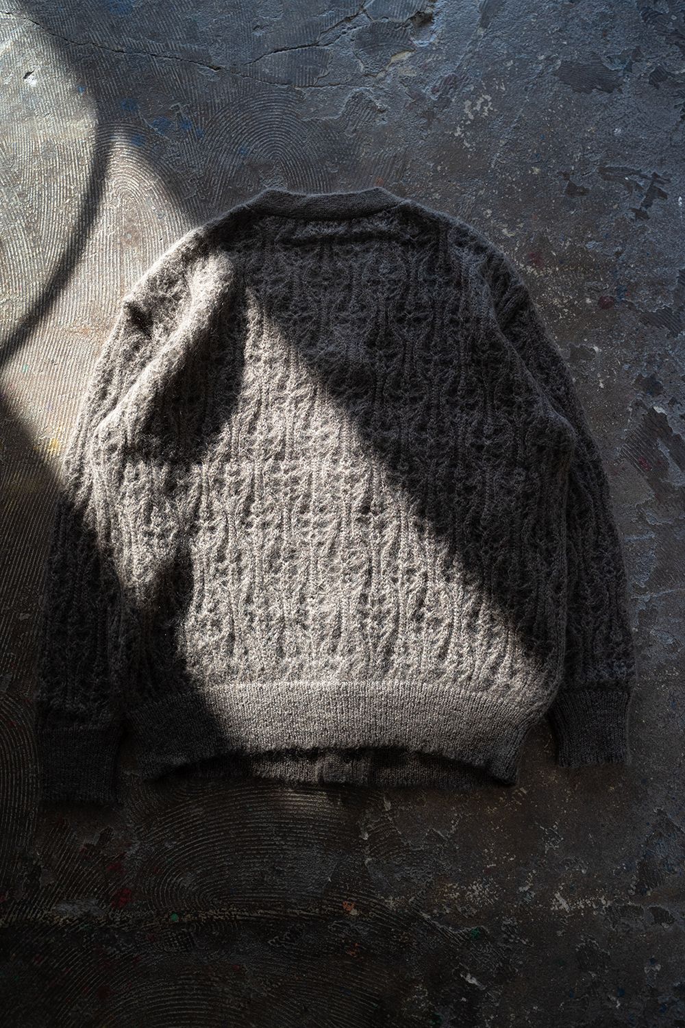 【ラスト1点】【24AW】Melt Cardigan/メルトカーディガン(FAWN)