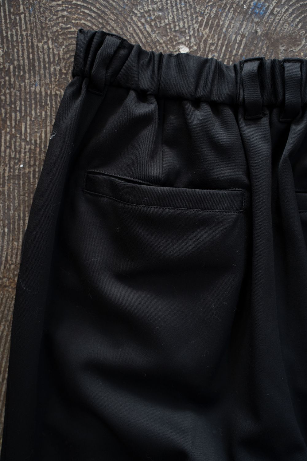 【26AW】Fluid Flare Pants/フルーイドフレアパンツ(BLACK)