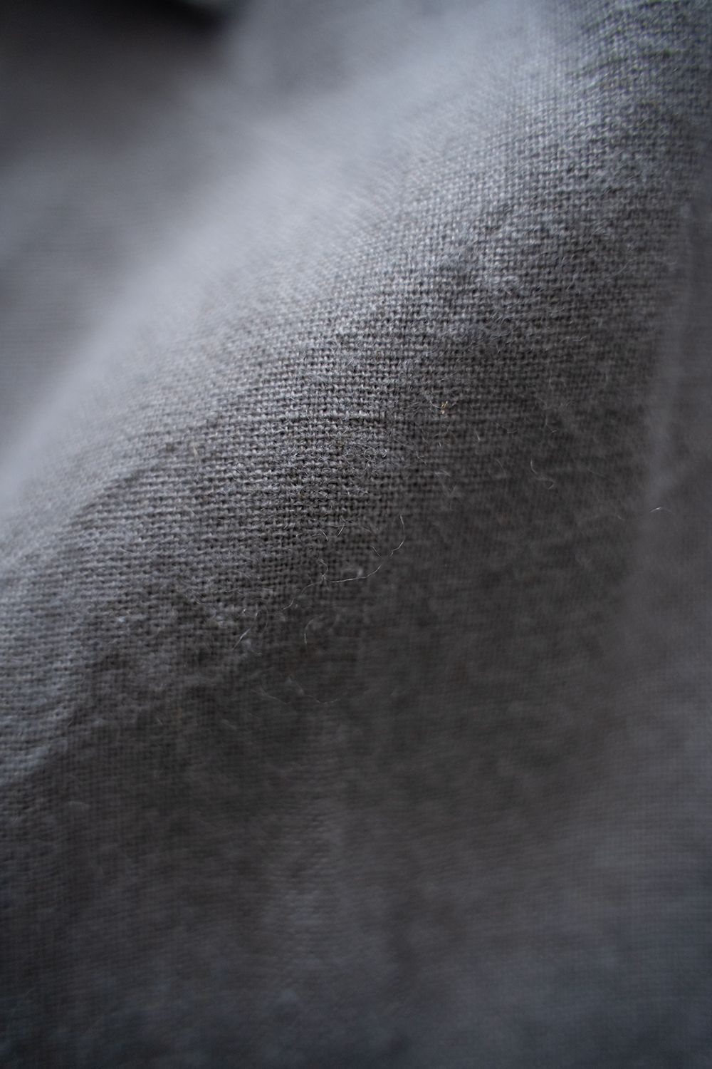 【ラスト1点】【24SS】リネン×ラミーミニマルブルゾン(GRAY)