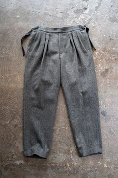 【ラスト1点】【21AW】Hakama Tweed Pants/ハカマツイードパンツ(GRAY)