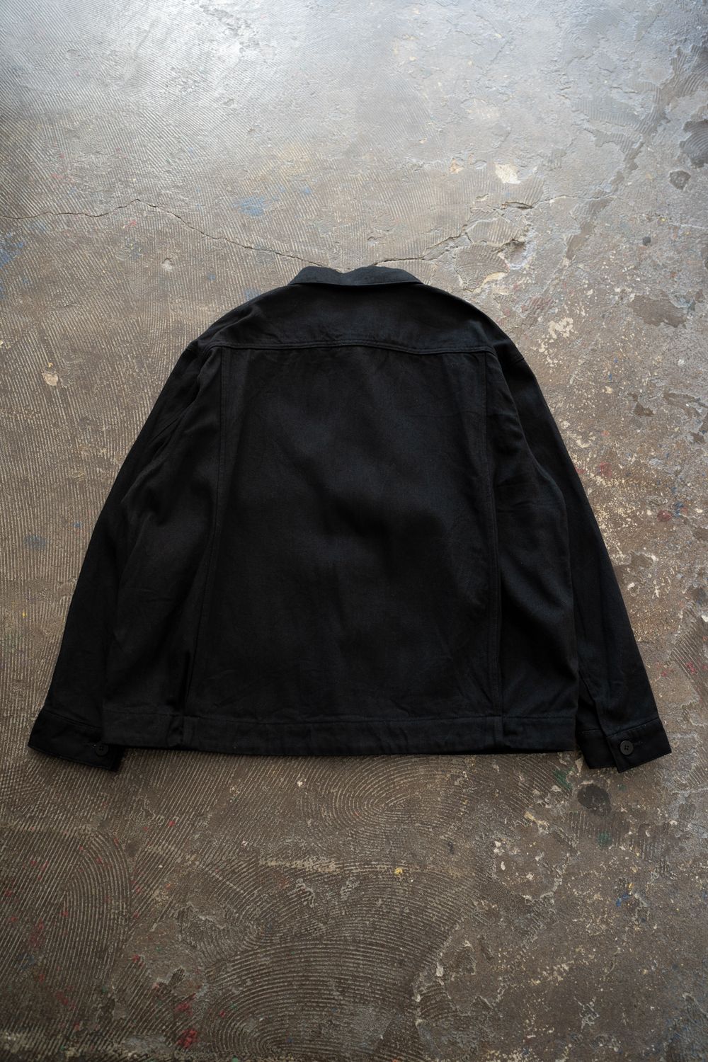 【25AW】12ozデニムブルゾン(BLACK)