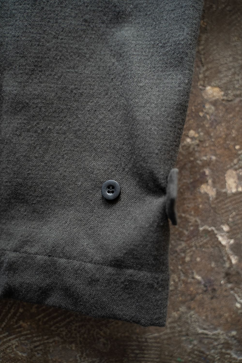 【ラスト1点】【24AW】ウール×コットンシャツブルゾン(CHARCOAL)
