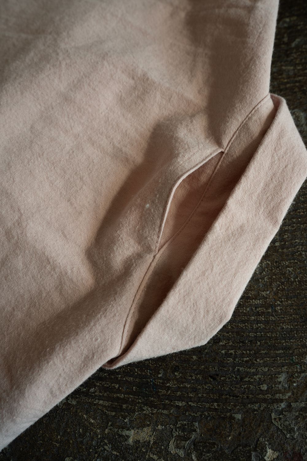 【26SS】"joint(short)"pajama【オールインワン】(wwashed light cotton PINK)