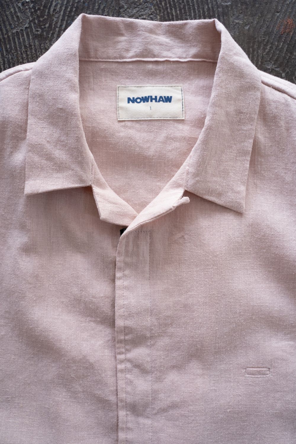 【26SS】"joint(short)"pajama【オールインワン】(washed cotton hemp PINK)