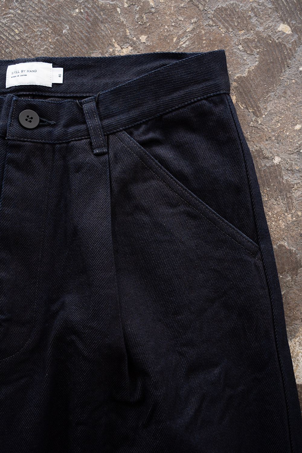 【26AW】12ozデニムディープタックパンツ(DARK NAVY)
