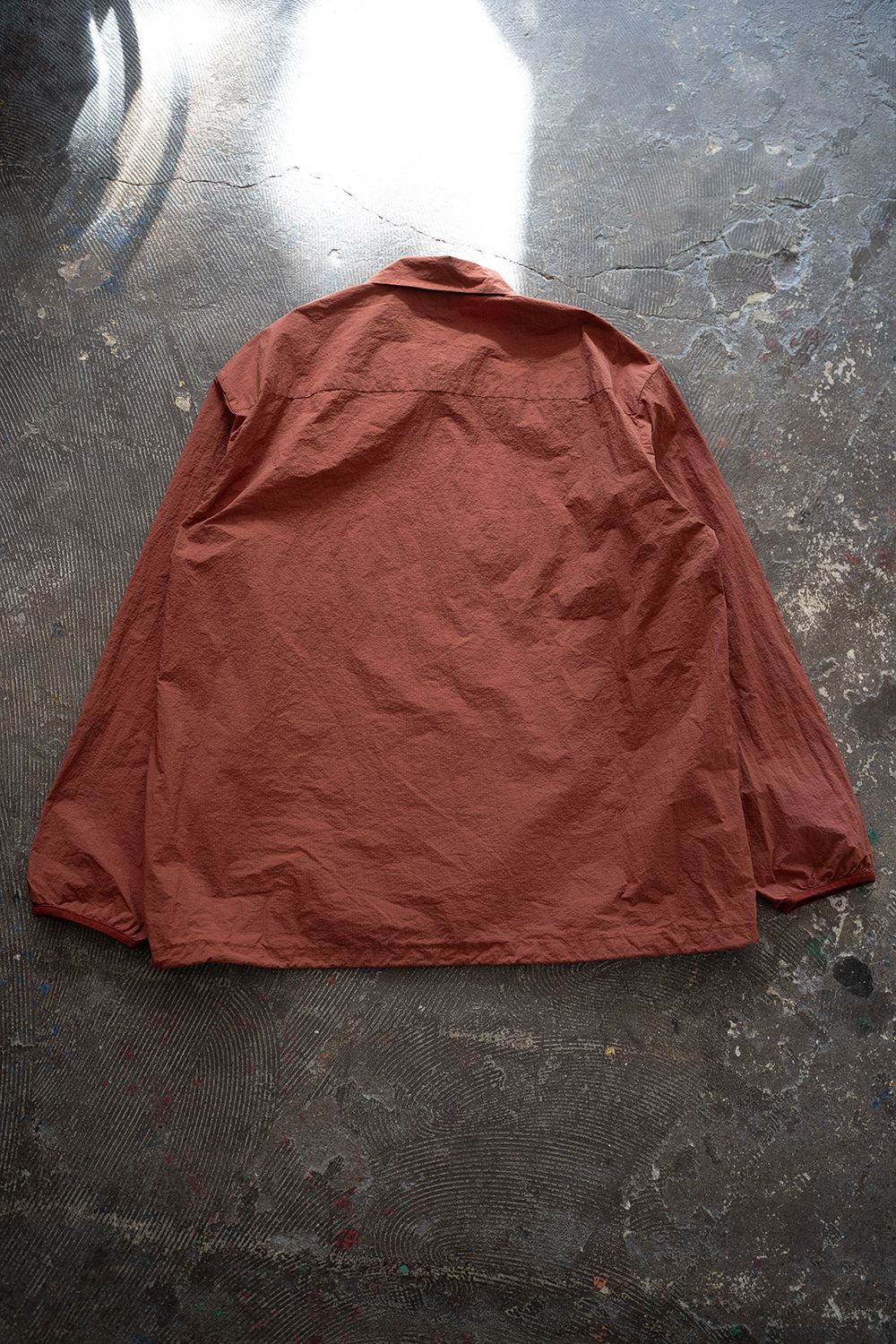 【ラスト1点】【24AW】撥水ナイロンアノラックブルゾン(BRICK)