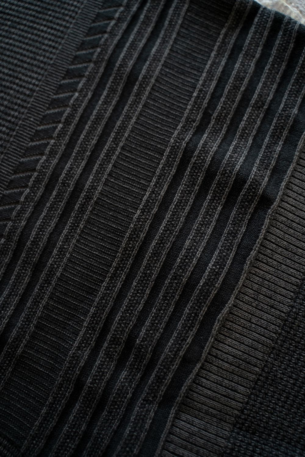 【ラスト1点】【25AW】Fuyushigure Half Zip Knit(BLACK)