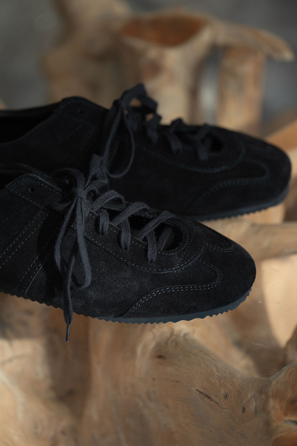 【26AW】REPRODUCTION OF FOUND×STILL BY HAND Sneaker '26 スウェードスニーカー(BLACK)
