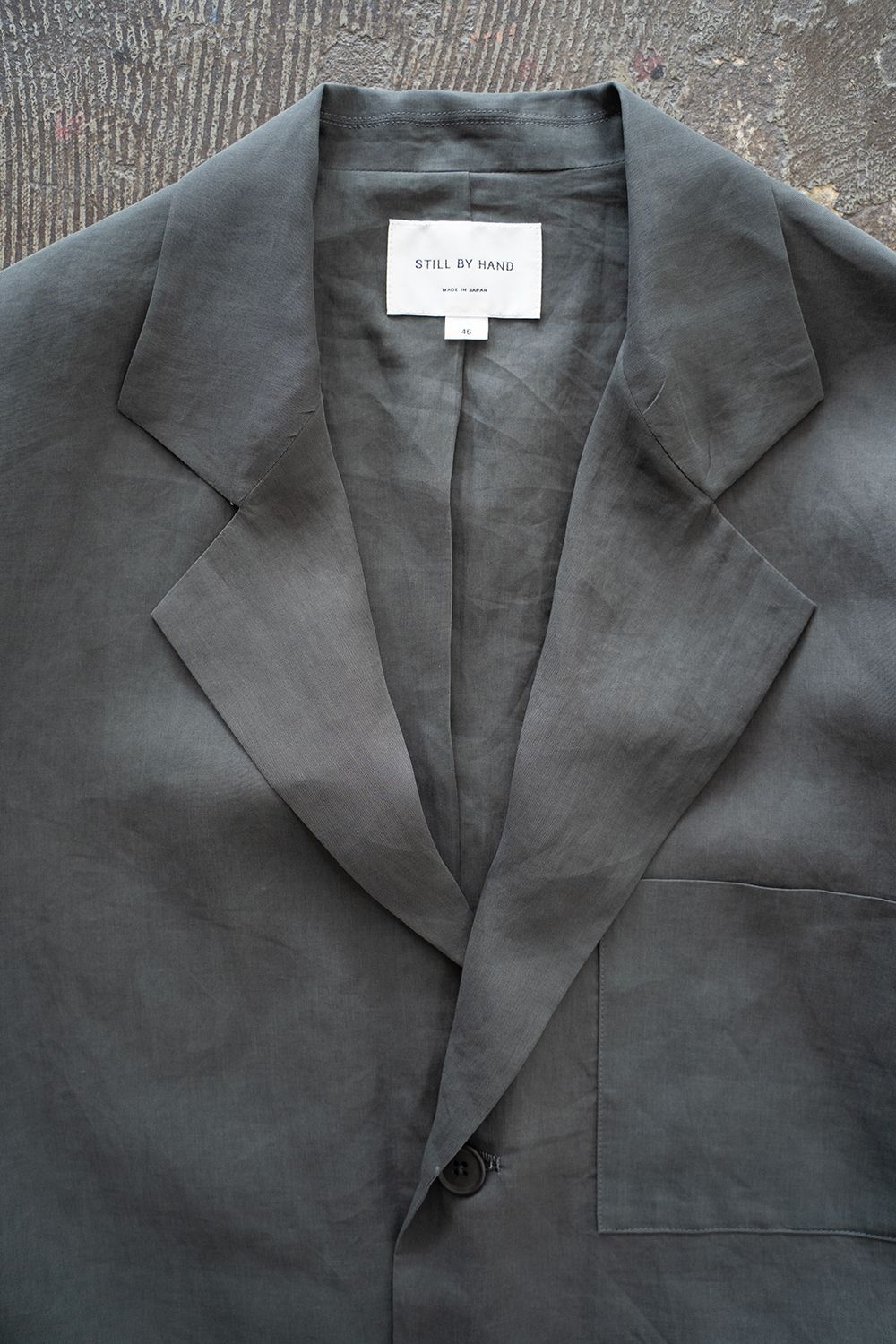 【26SS】ローン地無双3Bジャケット(SLATE GREY)
