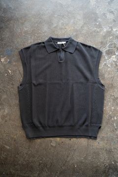 【24SS】Hidamari Skipper Vest(CHARCOAL)