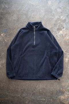 【ラスト1点】【23AW】Half Zip Layered Pull Over/ハーフジップレイヤードプルオーバー(RICH NAVY)