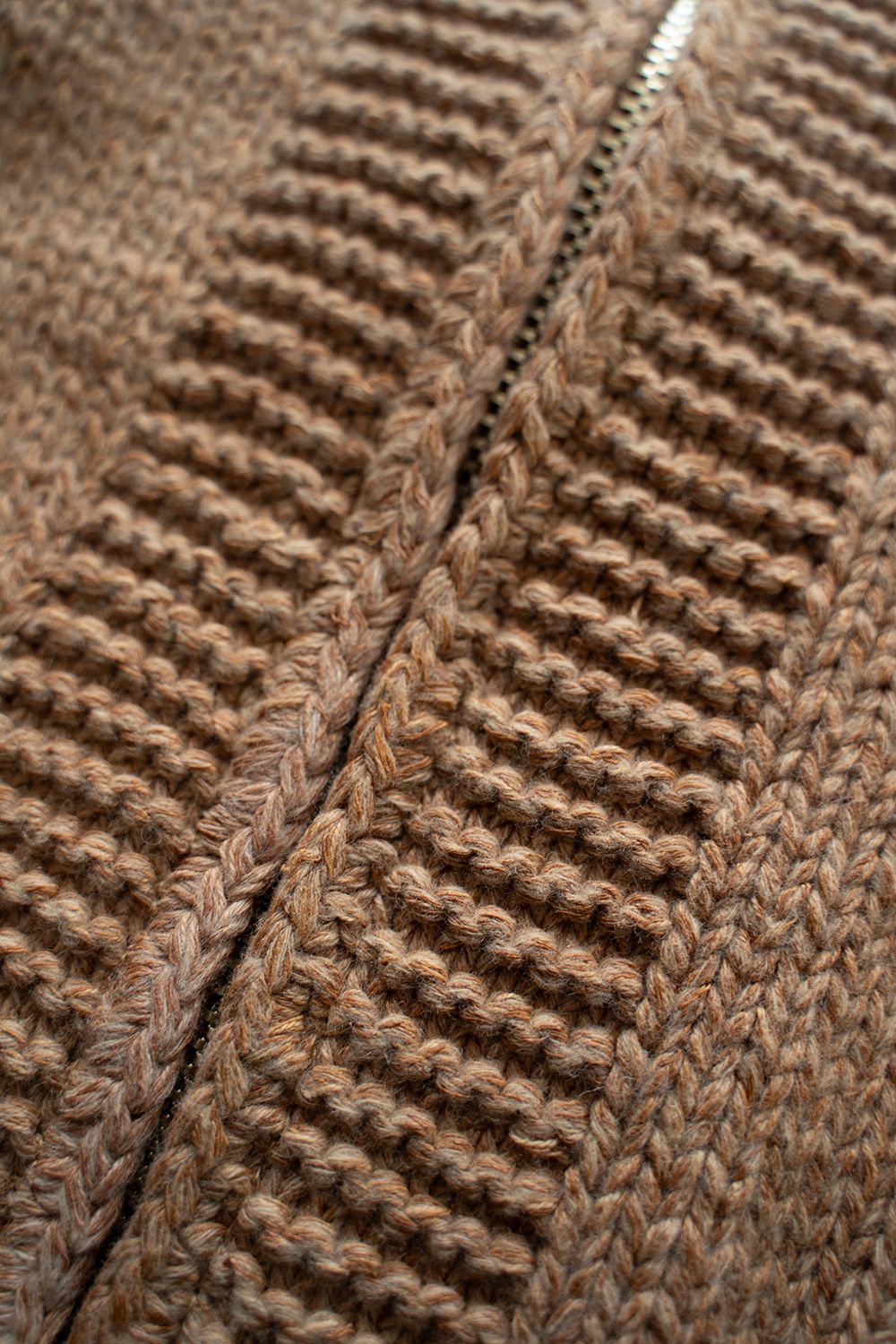 【Sサイズ】Cotton/Papar/Wool HAND KNITTING cowichan sweater(KAKISHIBU)