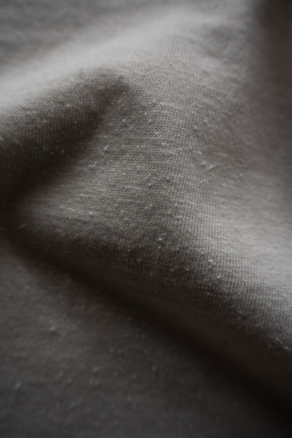【26SS】シルクネップスプリットヨークTシャツ(ECRU)