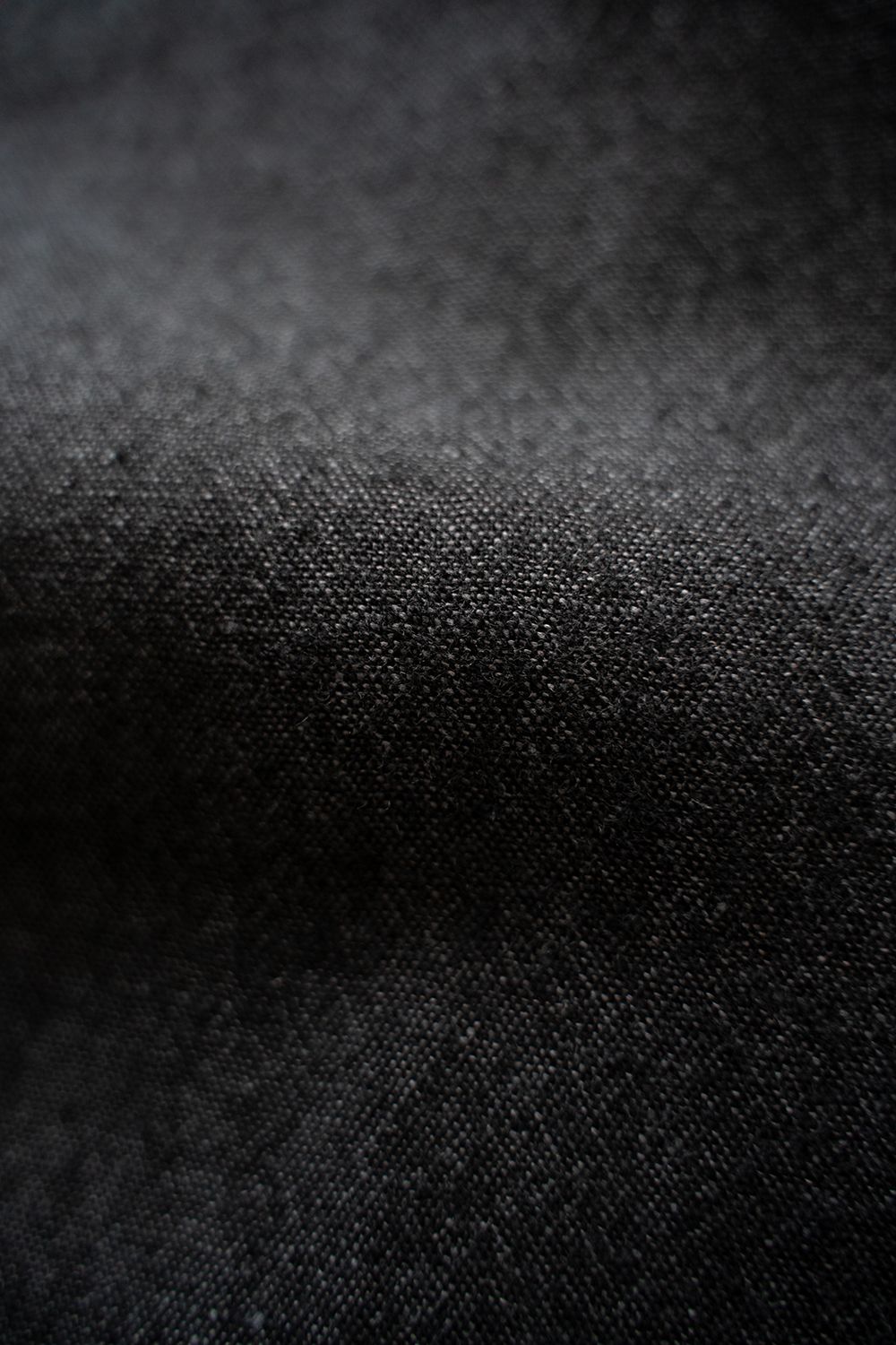【ラスト1点】【24AW】リネン×ウールスタンドカラーブルゾン(CHARCOAL)
