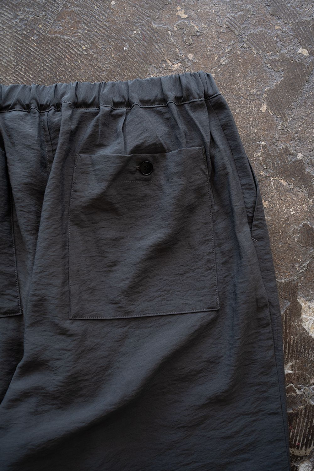 【26SS】レーヨン×リネンイージーパンツ(SLATE GRAY)