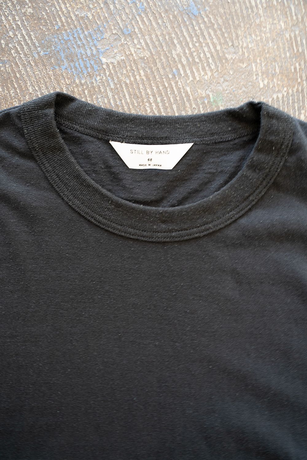 【ラスト1点】【25SS】シルクネップTシャツ(INK BLACK)