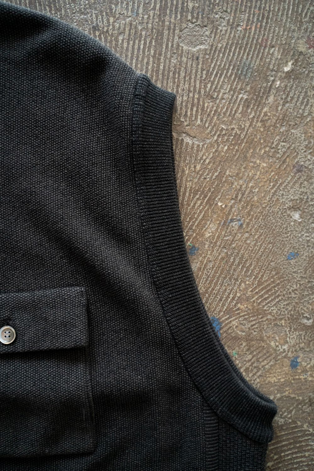 【26SS】Haoto collar Vest(BLACK)