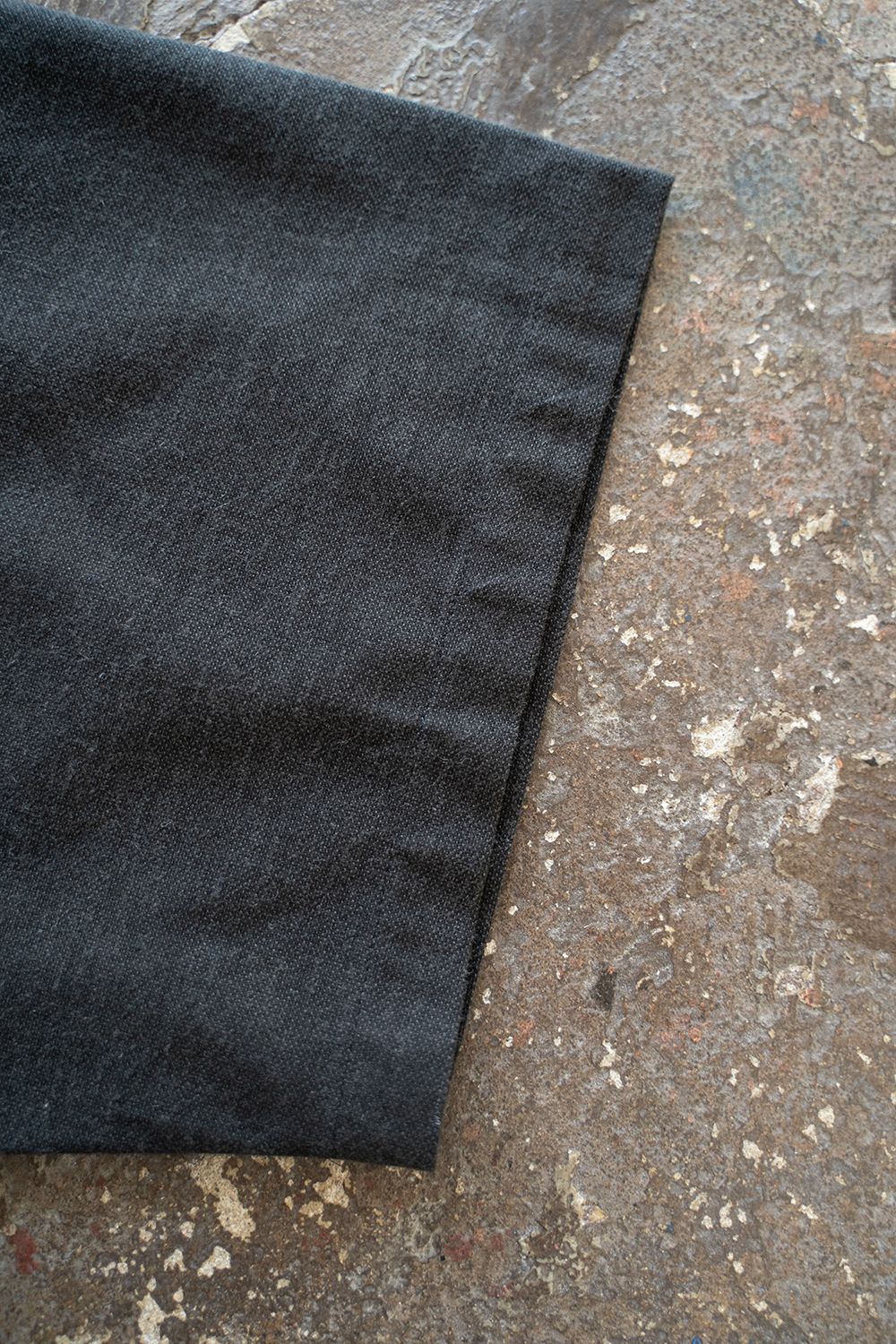 【ラスト1点】【24SS】"zen "pajama cotton×wool dobby/パジャマ(セットアップ)【ユニセックス】(BLACK)
