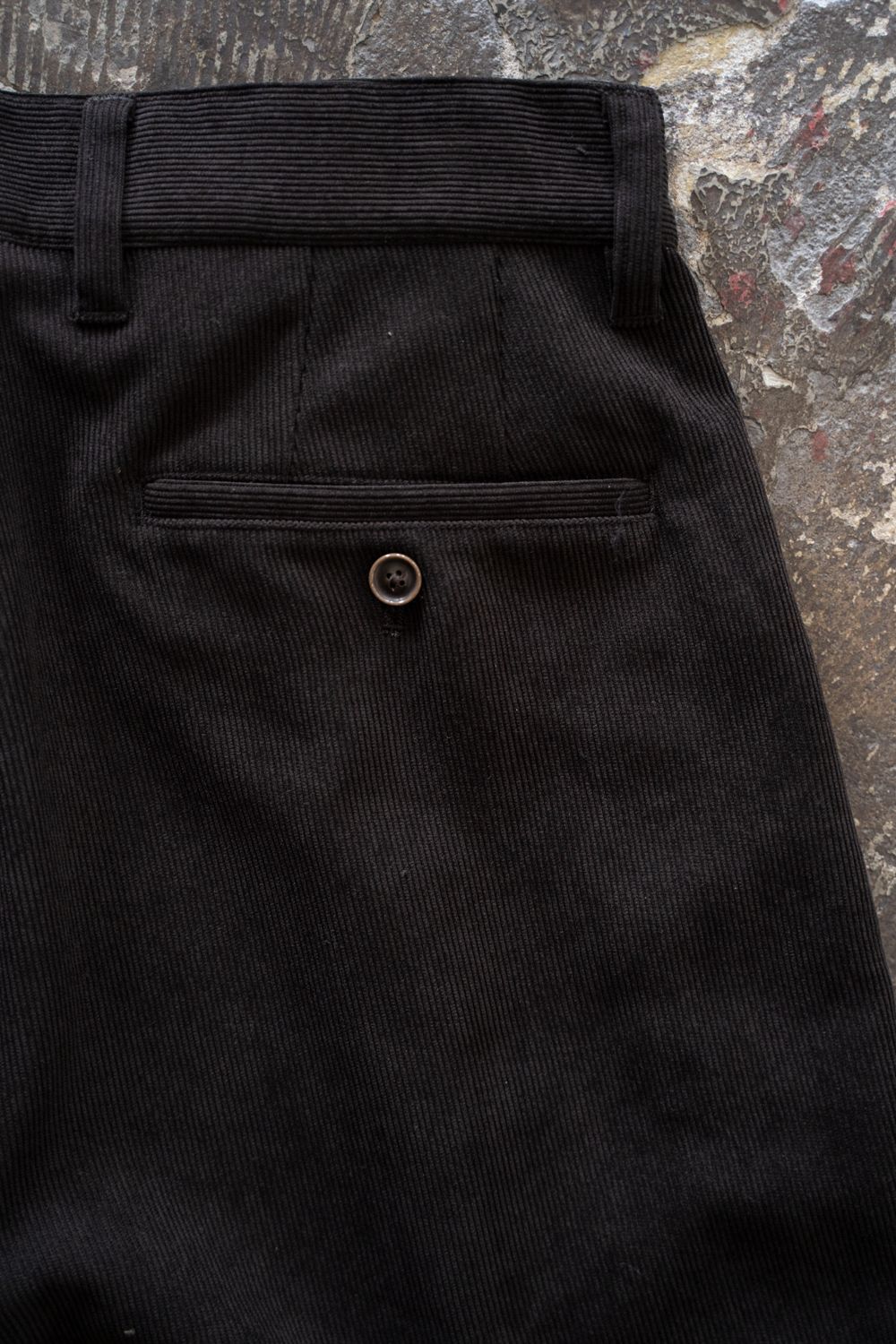 【26AW】2-Tack Corduroy Baggy Trousers/2タックコーデュロイバギートラウザーズ(BROWN)