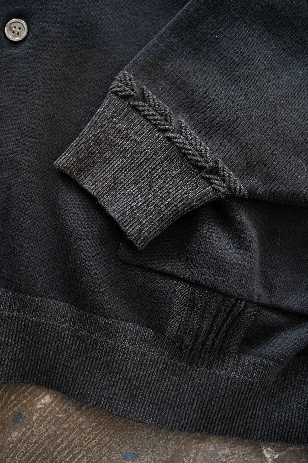 【ラスト1点】【25SS】Rakki Collar Cardigan(BLACK)
