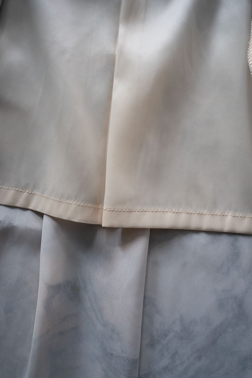 【ラスト1点】【25SS】Abstract Stone Short Jacket/アブストラクトストーンショートジャケット(IVORY)