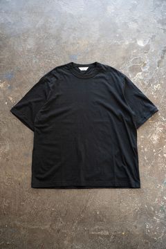 【ラスト1点】【25SS】シルクネップTシャツ(INK BLACK)