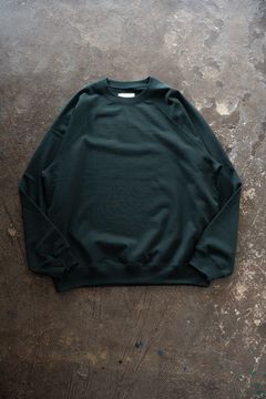 【26AW】ラグランスリーブプルオーバースウェット(GREEN)