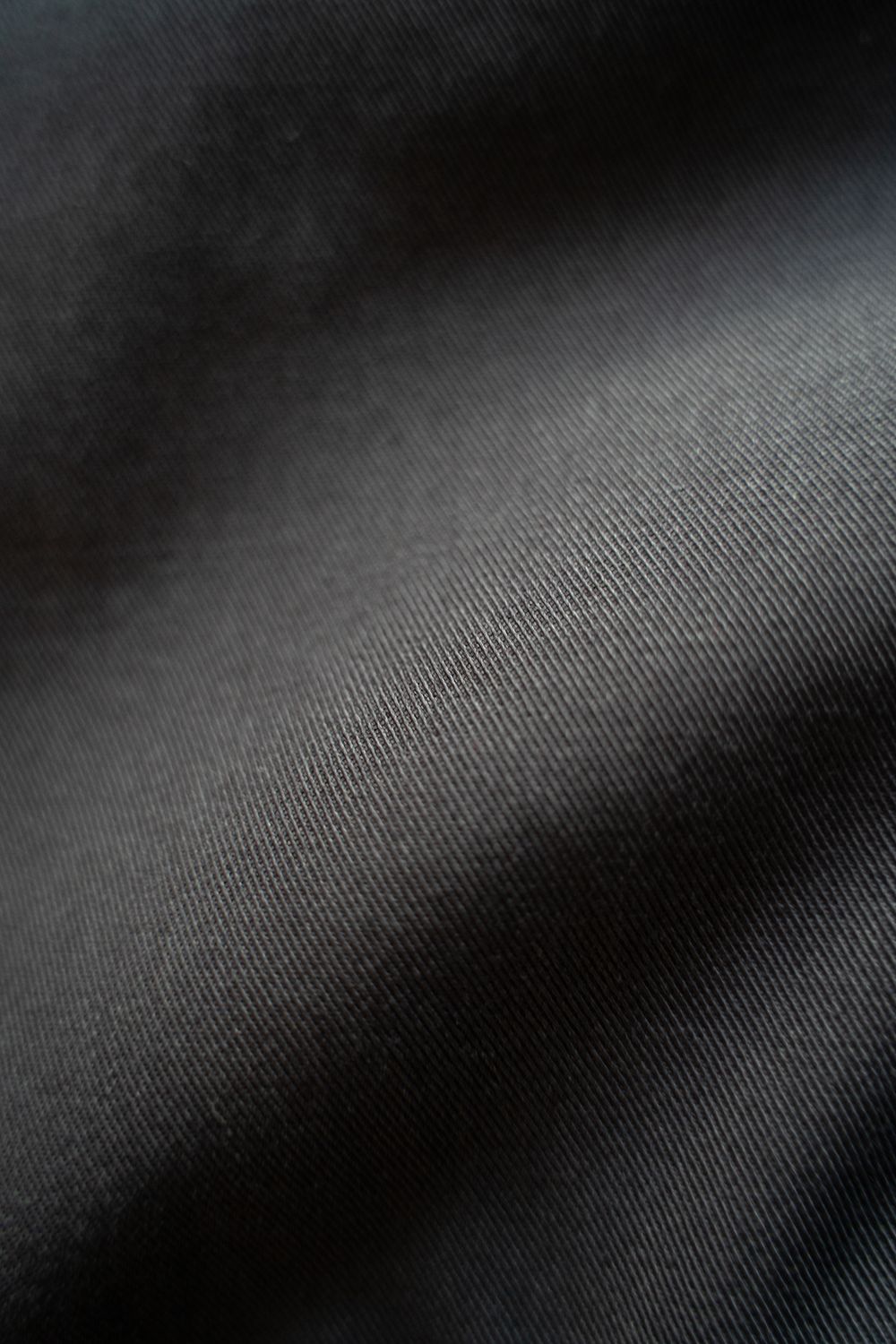 【ラスト1点】【23SS】強撚コットン×ポリエステルスタンドカラーハーフコート(CHARCOAL)