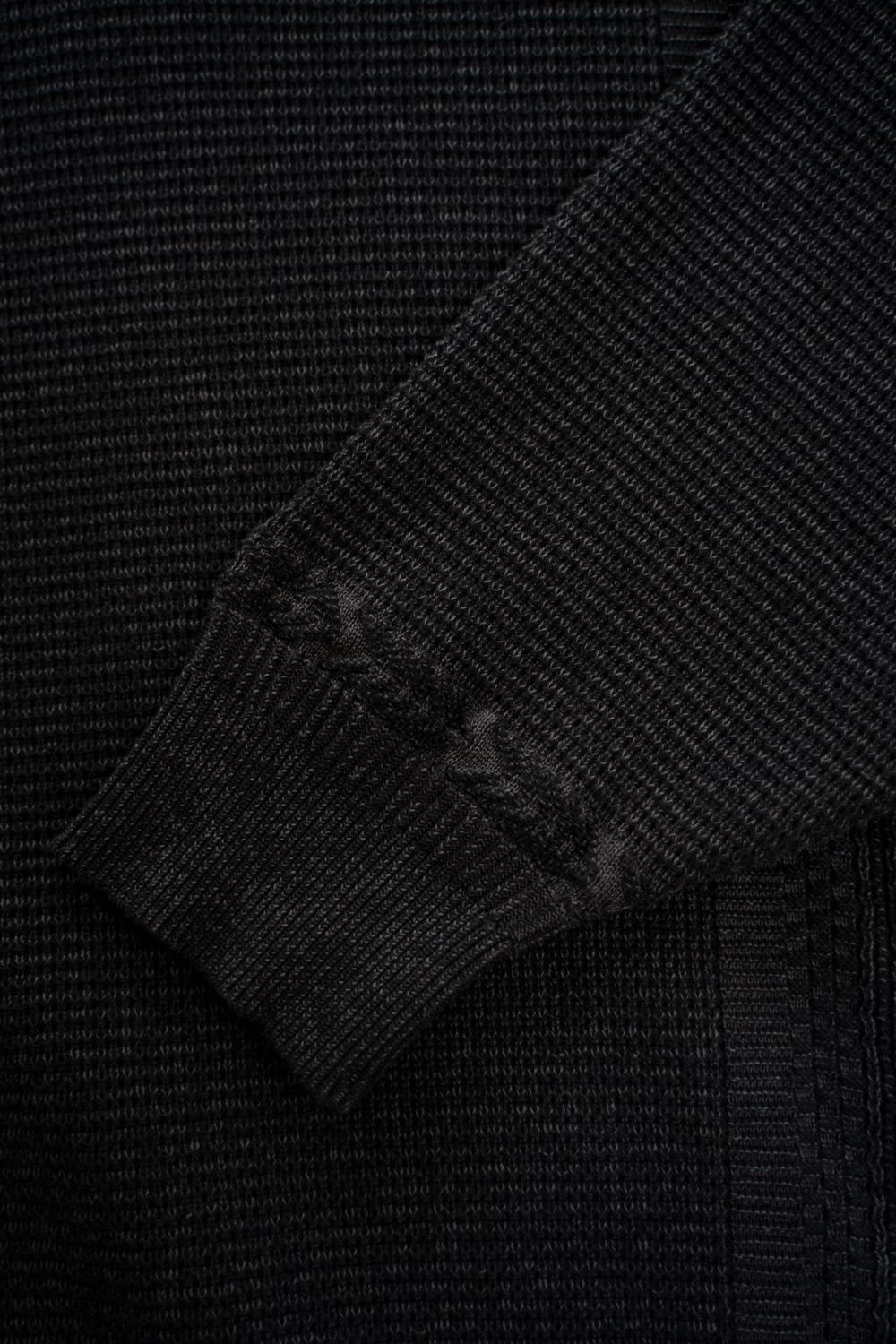 【26AW】Akisame Knit Polo(BLACK)