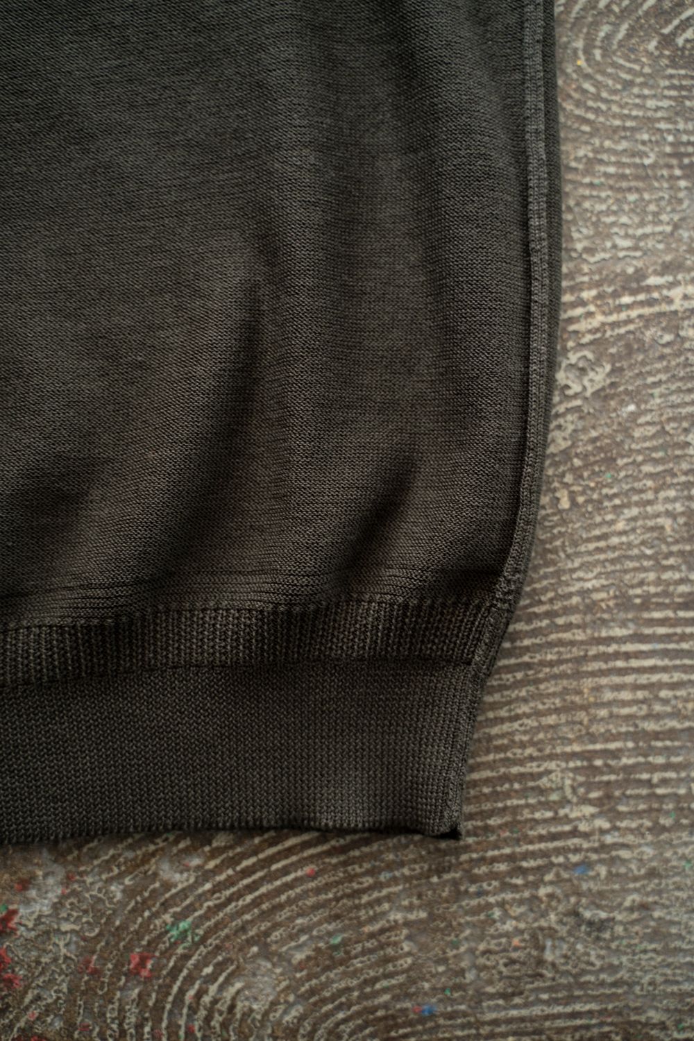 【ラスト1点】【26SS】Mebuki S/S Knit(DARK OLIVE)