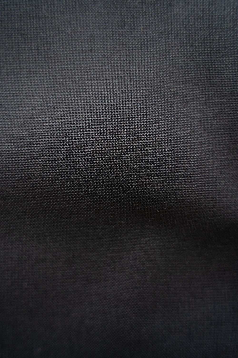 【ラスト1点】【24SS】ウール混オープンカラー半袖シャツ(BLACK)