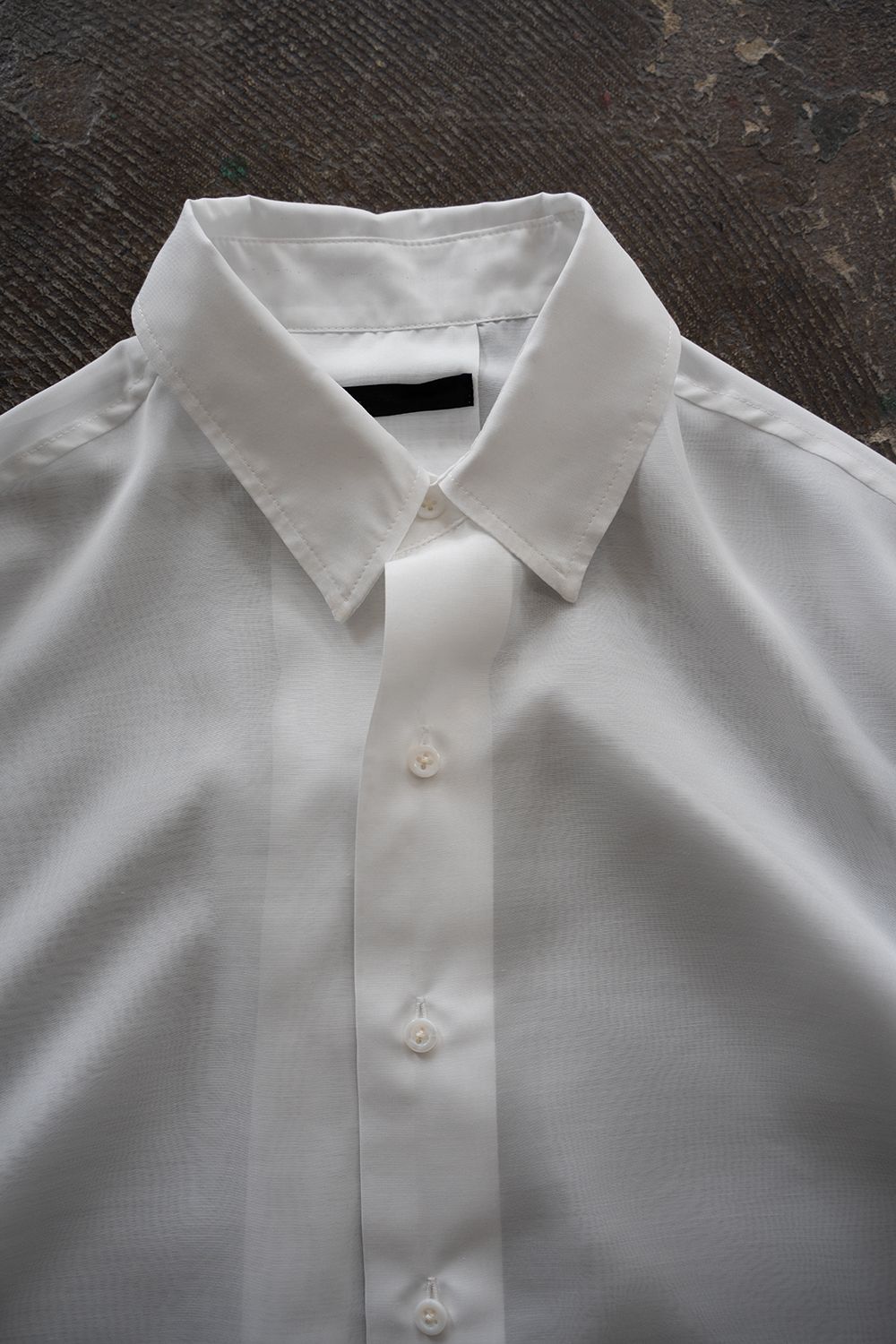 【26SS】Sheer Light Shirt/シアーライトシャツ(WHITE)